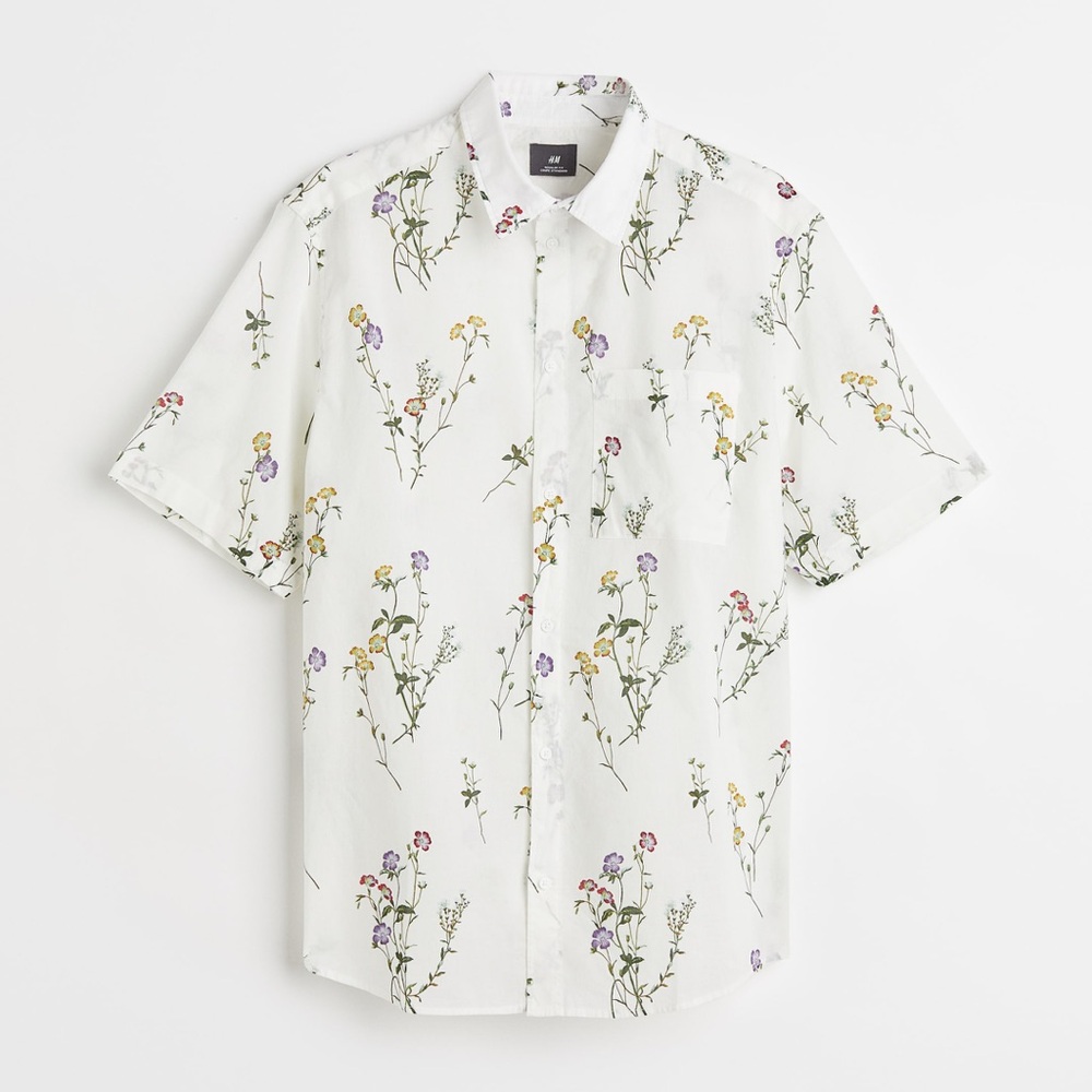 H&M Floral Button Down